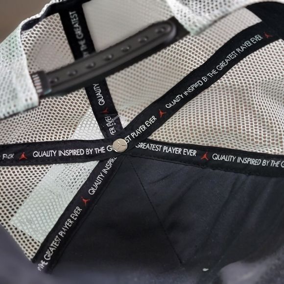 Air Jordan OG Retro 1 2 3 4 6 7 11 Bred Trucker Snapback Hat Cap Black Red White - Picture 7 of 11